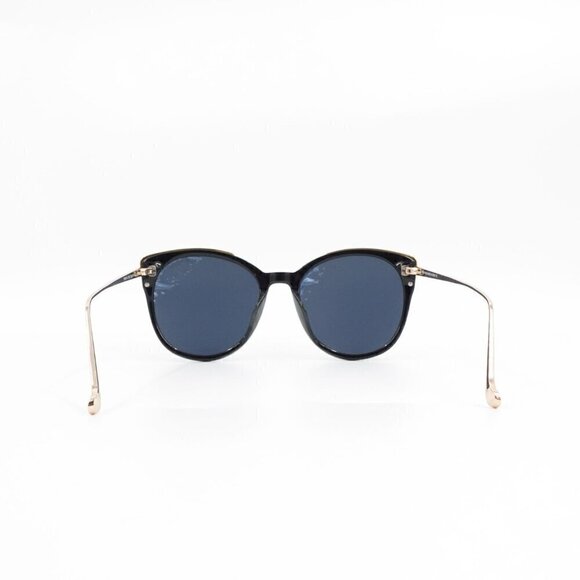 Tom Ford TF641 Round Sunglasses Black and Blue OS - Picture 14 of 16